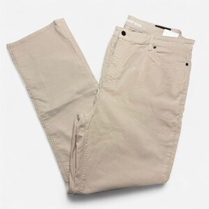 Lands' End Light Pink Corduroy High Rise Straight Leg Pants